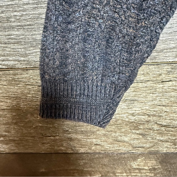 80s Bill Blass Men’s XL Sweater Blue Gray Textured Rib Knit Pullover - Picture 5 of 7